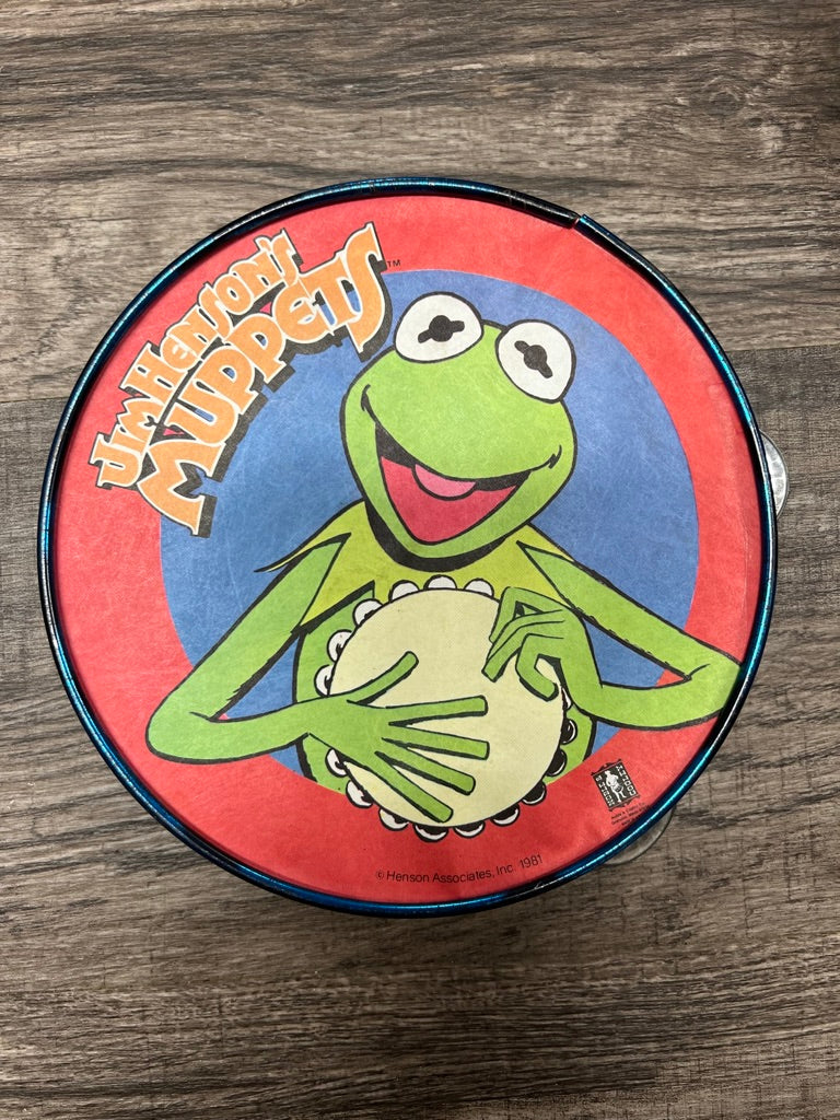 Noble & Cooley The Muppet Sound VINTAGE Kermit Tambourine (1981 ...