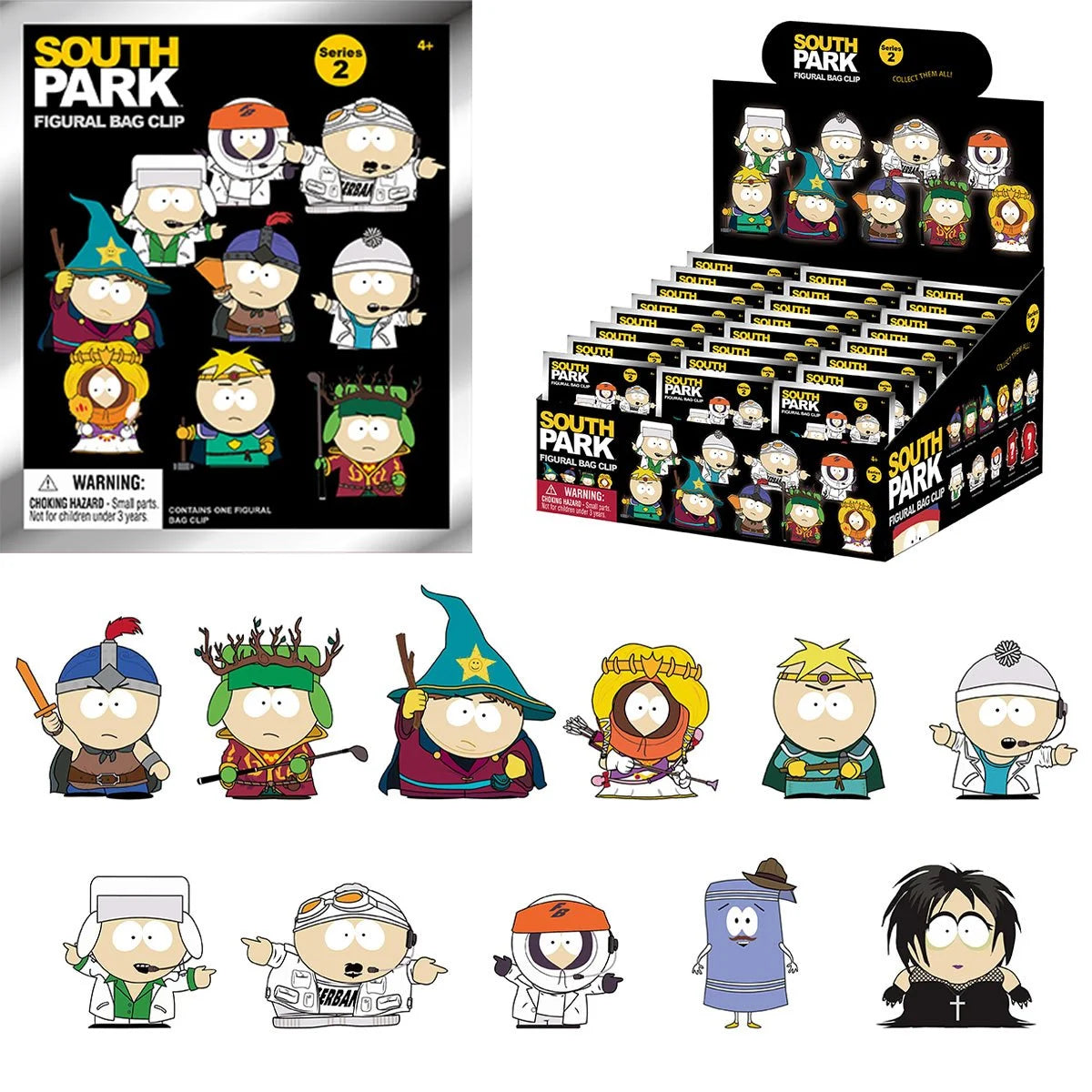 【新品未開封】PICOPARK BIGクッション2点 Monogram South Park Series 2 Foam Bag Clips – RedFive Toys and