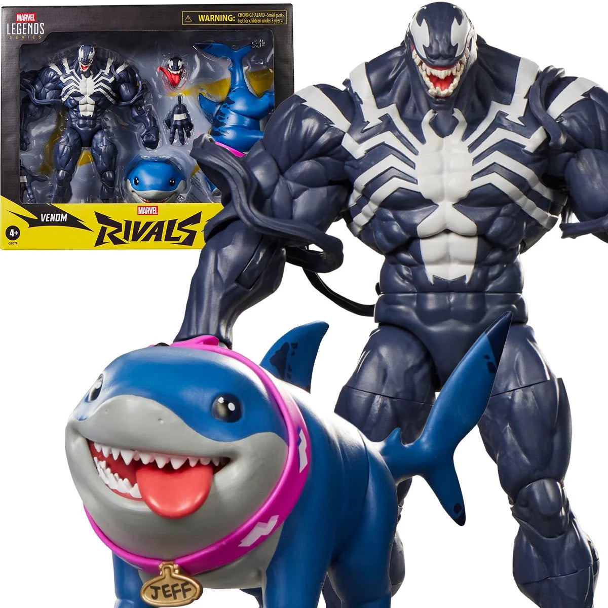 Hasbro Marvel Legends Rivals Venom & Jeff the Land Shark 2-Pack
