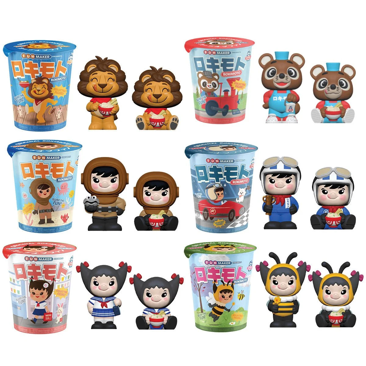 Rokimoto Wave 2 Cup Vinyl Blind Box – RedFive Toys and Collectibles