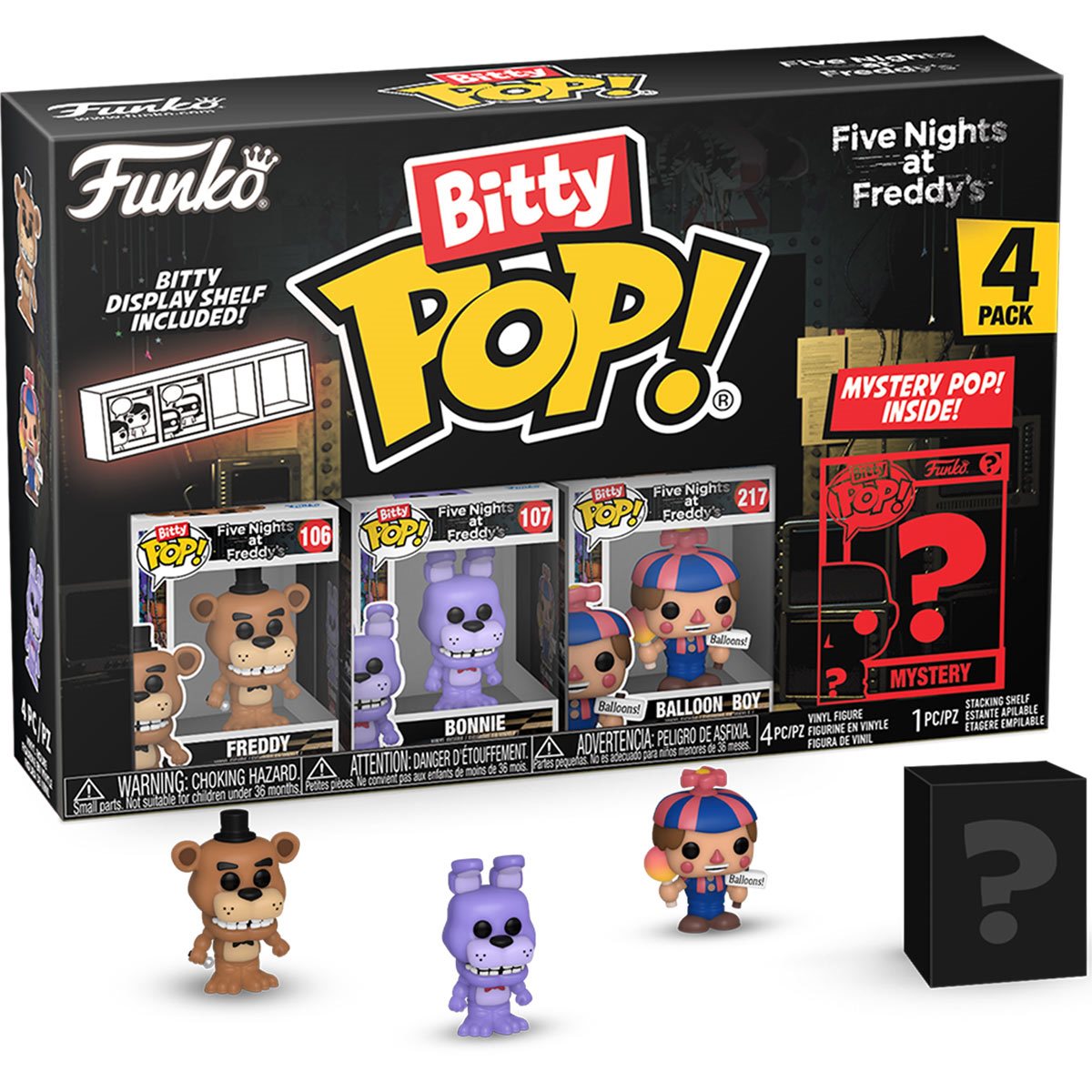 Funko Bitty Pop Five Nights at Freddy's Freddy Mini Figure 4 Pack PRE –  RedFive Toys and Collectibles