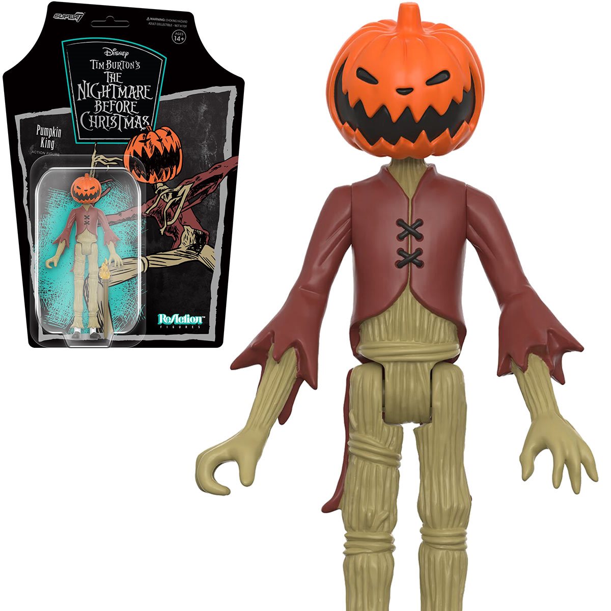 Super7 Disney The Nightmare Before Christmas Pumpkin King Figure Super7 Disney The Nightmare Before Christmas Pumpkin King Figure