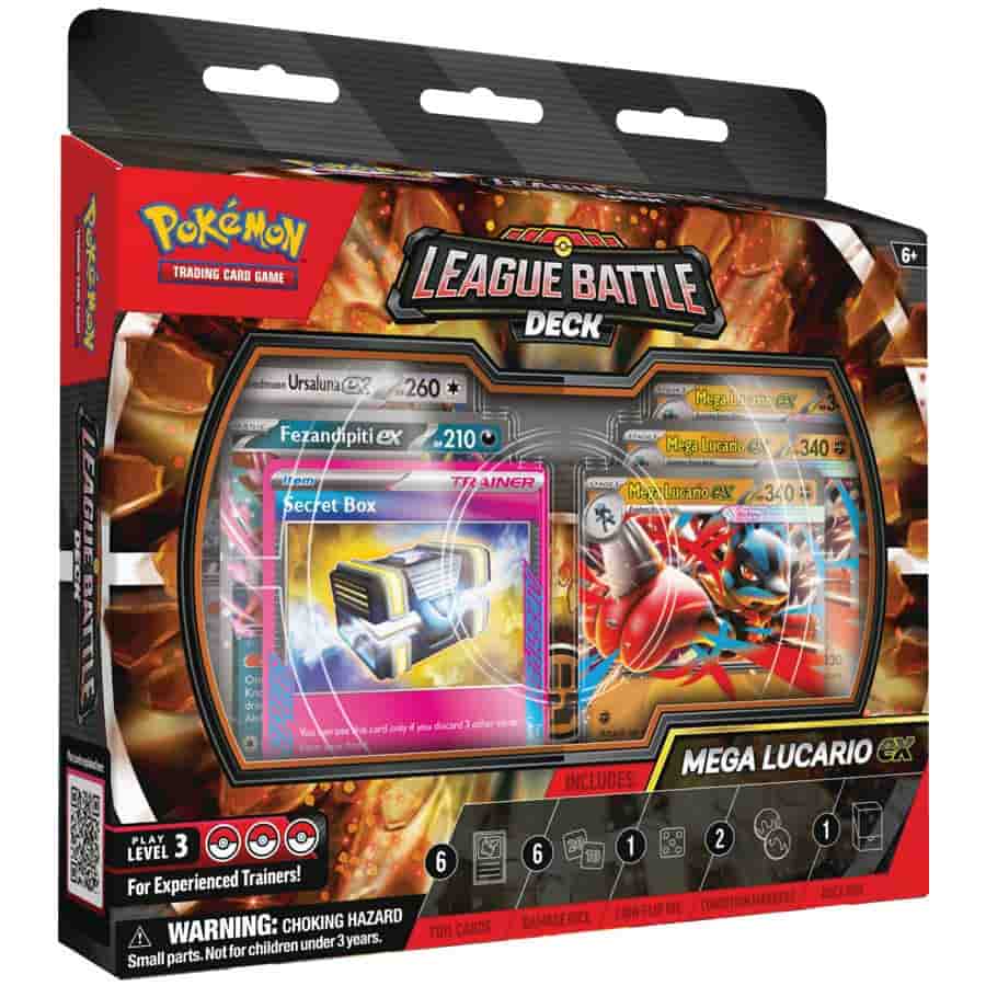 pokemon tcg deck card limit Pokemon TCG: Mega Lucario EX League Battle Deck PRE SALE (6.19.26) LIM – RedFive Toys and Collectibles