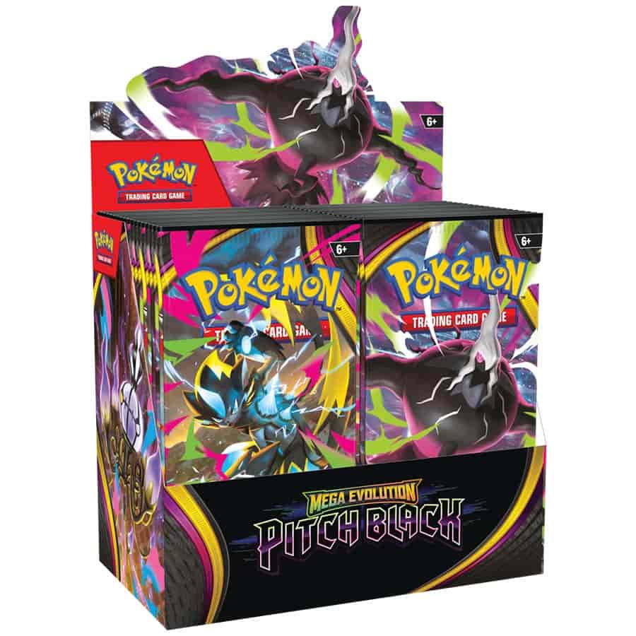 pokemon cards pickup near me LOCAL PICK UP ONLY) Pokemon TCG Mega Evolution Pitch Black Sealed Boo – RedFive Toys and Collectibles