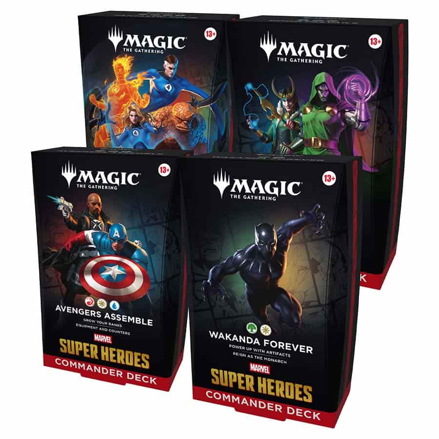 mtg commander deck for sale Magic The Gathering: Marvel Super Heroes Commander Deck PRE SALE (6.26.26)  LIMIT 1 PER PERSON; LOCAL PICKUP ONLY