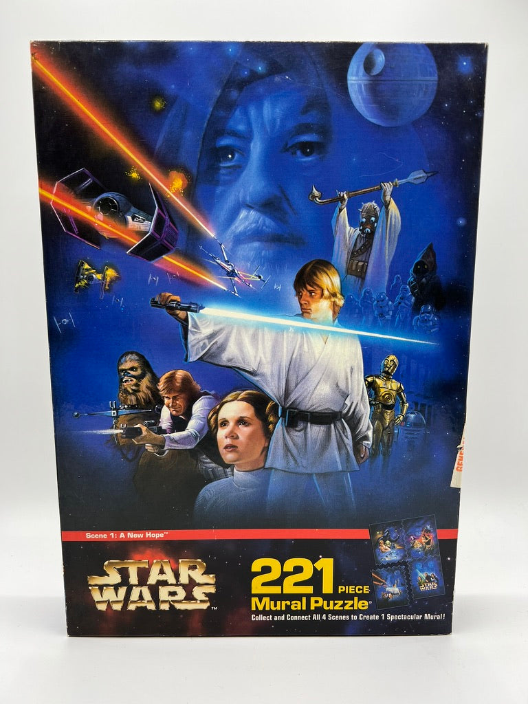 Milton Bradley Star Wars VINTAGE 221 pc Mural puzzle (A New Hope