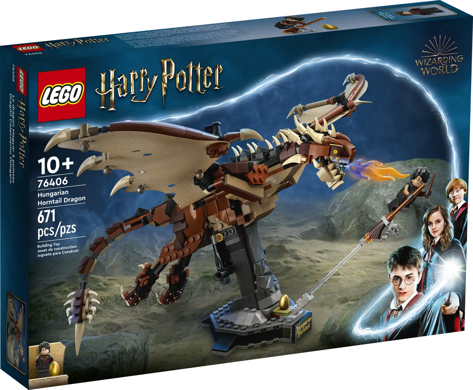 LEGO Harry Potter Hungarian Horntail Dragon RedFive Toys and